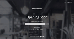 Desktop Screenshot of forevernoon.com
